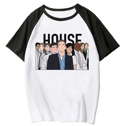 House Md t shirt women harajuku Y2K top female comic clothing
