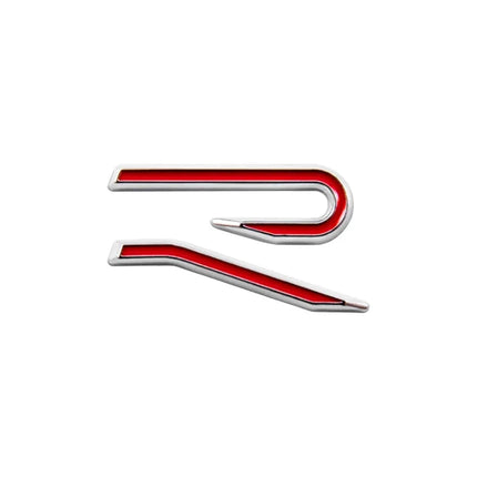 3D Metal R Logo Sticker Car Rear Trunk Body Emblem Sticker For VW Golf 5 6 7 MK7 MK6 Polo Jetta Scirocco Beetle Passat Tiguan
