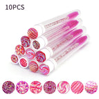 10pcs tube and brush 6