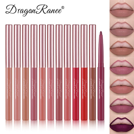 Matte Lip Liner, Three-Dimensional, Delicate and Smooth, a Must-Have for Beginners, Non-Stick, Outlines the Lip Shape, Delicate, Waterproof, Easy to Apply, Versatile for Daily Use