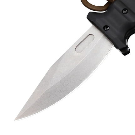 BOKE - New model outdoor knife, suitable for hiking, mountain climbing, fishing and line cutting, sharp fruit knife