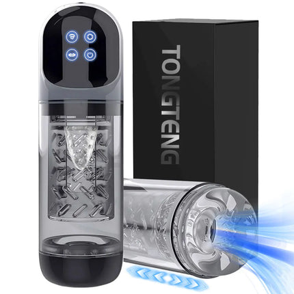 Automatic Male Masturbator Cup 7 Sucking Rotating Licking Modes Pocket Pussy Stroker Blowjob Penis Pump Sex Toys For Men