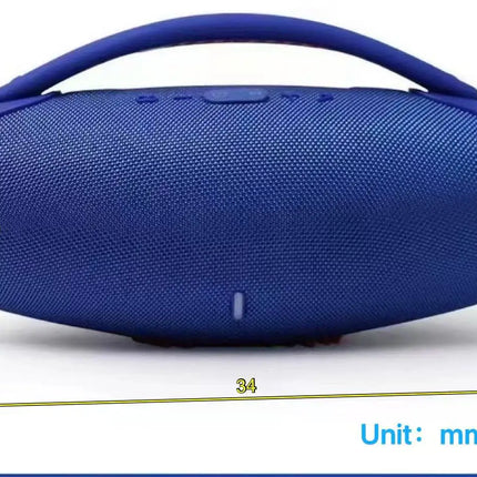 100W High-power Portable Bluetooth Speaker Outdoor Sports RGB/USB/TF Card Subwoofer 360 Surround Sound War Drum Speaker