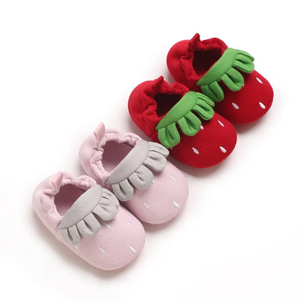 Baby First Walking Shoes Fashion Cartoon Crib Shoes Soft Slip-on Sneakers for Infant Boys Girls