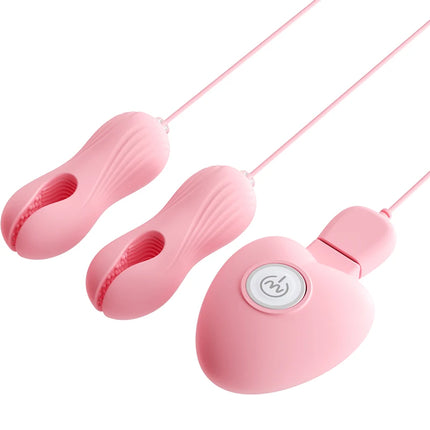 Nipple Vibrator Clamp for Women Breast Massage Nipple Clamp Enhancer Nipple Stimulator Sex Toys Couples Female Adult Supplies