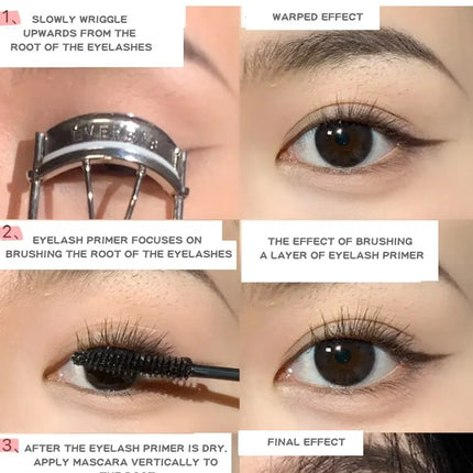 Gege Bear Dream Party Curly Black Sun Flower Mascara Cute Design All Day Long-Wearing Lash-Lengthening Thick Volume Eyelashes