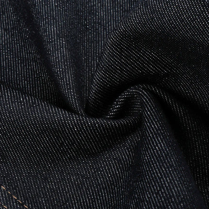 High Street Primary Colors Denim Metal Buckle Jeans Men Women Streetwear Loose Casual Retro Jeans Pants Trousers