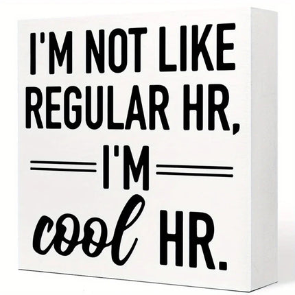 1pc, Country Humor Human Resources Canvas Prints Wall Art Decor Desk Sign I'm  Cool HR Poster Artwork Home Office Decor Decor
