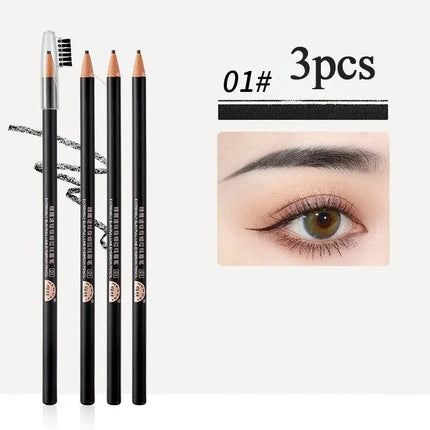 Eyebrow Pencil Waterproof Eyebrow Enhancers Long Lasting Brow Cosmetics Professional Makeup Brow 2mm Ultra-fine Eyebrow Pencil