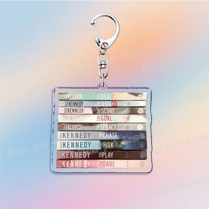 Classic TV Show Off Campus Keychains Elle Kennedy Briar U Garrett Graham Hockey Keyring Jewelry Fans Friends Gifts