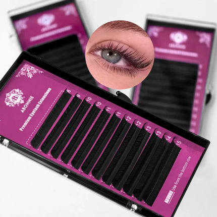 Abonnie  Fluffy Classic Lashes Extensions Premium Individual Eyelashes Extensions Volume Cilios All Szie