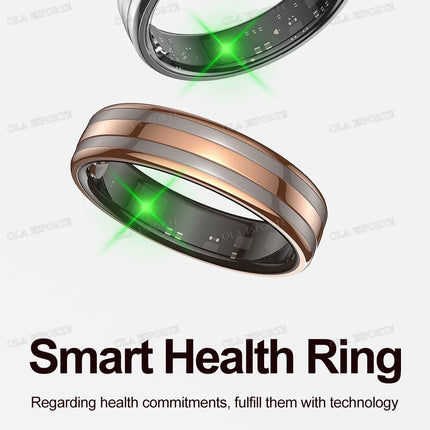 Men Women Smart Ring 5ATM Waterproof Pedometer Multi-function Ring Heart Rate Blood Pressure Monitor Health Smart Ring 2025 New