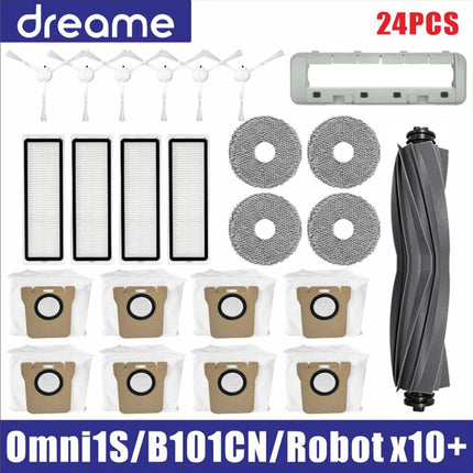Dreame L10s Ultra / S10 Pro Accessories Mijia Omni 1S B101CN Robot X10+ Robot Vacuum Main Side Brush Filter Mop parts