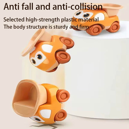 Children's Inertial Toy Car, Engineering Firefighting Sanitation Vehicle Resistant to Falling, Children's Gift