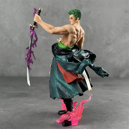 Hot Sale One Piece 50cm Roronoa Zoro Anime Action Figures Model Toys Pvc Statue Roronoa Zoro Model Statue Dolls Birthday Gift