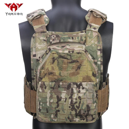 YAKEDA MOLLE Tactical Vest - 1000D Waterproof Training Vest with American Flag / YAKEDA MOLLE Tactical Vest - Waterproof Training Vest
