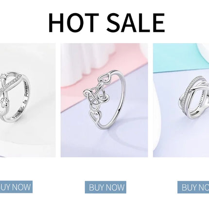 Shine Zircon Ring 925 Silver Original Stone Multi Layer Simple Infinitely Wide Rings For Women FineJewelry Wedding Party Gift