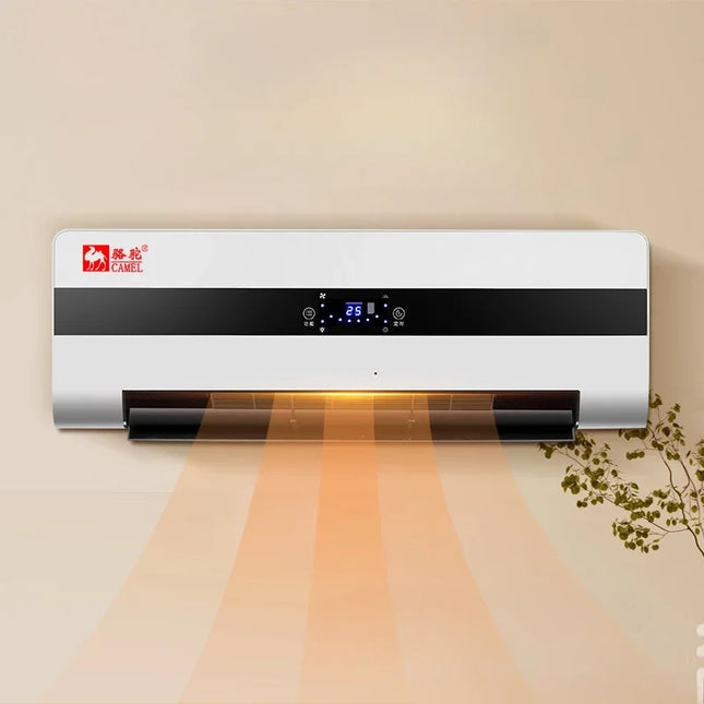 Wall-mounted fan heater, waterproof, for bathroom or bedroom, energy-saving, fast heating