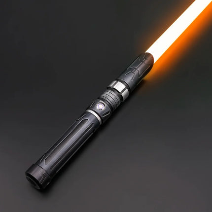 TXQSABER Heavy Dueling Smooth Swing Customized Pixel Lightsaber 1 inch Blade 12 Colors Cosplay Blaster Laser Sword Kids Toys