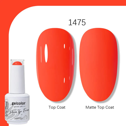 Arte Clavo TPO FREE HEMA FREE Gel Nail Polish UV Multi Use Semi Permanent Soak Off Autumn Winter Nail Art Hybrid Varnish 15ml