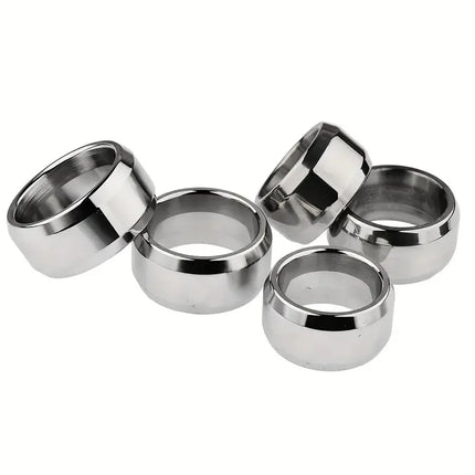 Stainless Steel Penis Ring Thick Metal Cock Ring Delay Lock Rings Sex Toys for Man