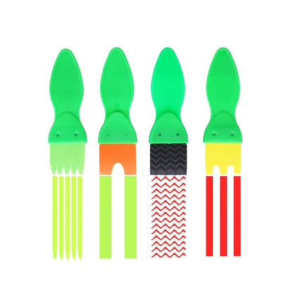 Children Toddler Sponge Stamp Brush Kits Flower Drawing Toys for Children Paint Educational DIY Art Craft Creativity Tools DDJ