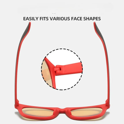 2026 New Square-Frame Night Vision Presbyopia Glasses High-Definition Anti-Blue Light Reading Eyewear UV-Protection Goggles