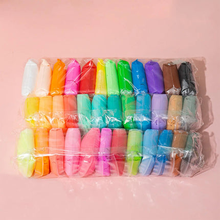 12/24/36pcs Color Clay Air-dried Clay Set DIY Crafts Ultra Light Plastic Clay for Friends Children Gifts