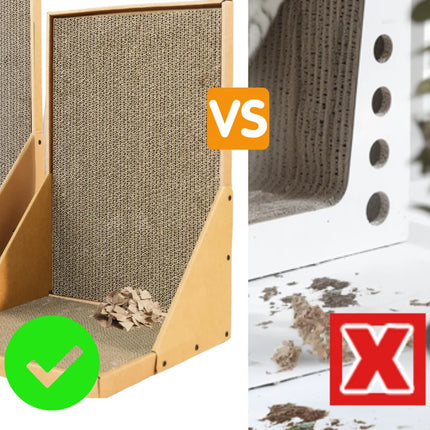 Cat scratching post, vertical cat scratcher for indoor cats, L-shaped cat wall scratcher, protective furniture sofa