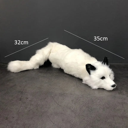 Spring Animal (White Fox/Raccoon) Magic Tricks Rabbit Fur Fake Animal Comedy Magia Accessories Stage Illusions Gimmicks Props