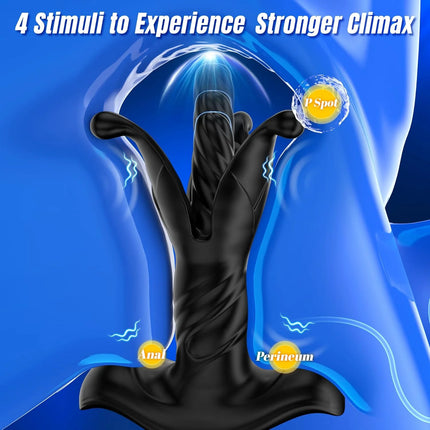 Anal Plug Adult Toys Prostate Massager Anal Toys 9 Tension Shock  Thrusting Vibrating Butt Plug Anal Dildo Sex Toys for men