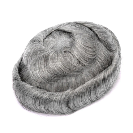 Beeos Full Swiss Lace Toupee Men Indian Human Hair Toupee Men Hair Replacement System Protesis Capilar Hombre Mens Toupee