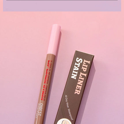 QIBEST Matte Liquid Lipliner Pencil Waterproof Plumping Stain Lipstick Natural Lip Liner Outline Lips Contour Pen Cosmetics