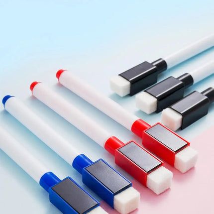8Pcs Magnetic Erasable Whiteboard Pen Color Options Numbering White Board Marker Pen Stationery Office School Teaching Supplies