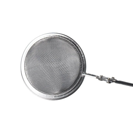 1PC Creative Stainless Steel Tea Ball Infuser Filter Squeeze Leaves Herb Mesh Strainer Tea Infuser Reusable Teapot Gadgets