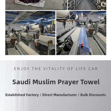 Ihram Hajjtowe Pilgrimage Towel Cross-Border Longli Saudi Arabia Muslim Hajj Headscarf Unisex Summer Winter Spring Autumn