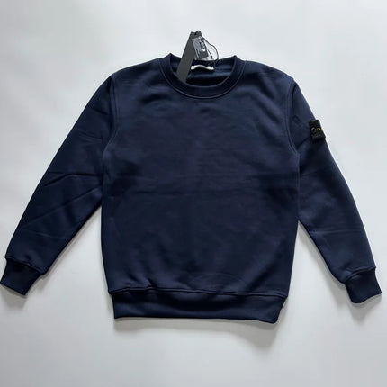 26 Compass Patch Badge Pullover Italian Luxury Brand Style 3 Labels Men’s Spring Autumn O-Neck Sweatshirt Cotton Simple Pullover