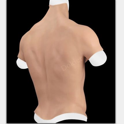 Dokier Silicone Realistic False Fake Muscle Belly Body for Cosplayers Artificial Simulation Muscle Chest Man Crossdressers - TOYS-SUCE