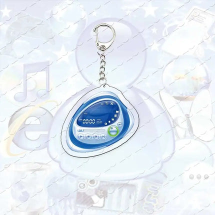 Y2K frutiger aero Keychains For Accessories Bag Charm Acrylic frutiger aero Keyrings Pendant Jewelry Fans Friends Giftr