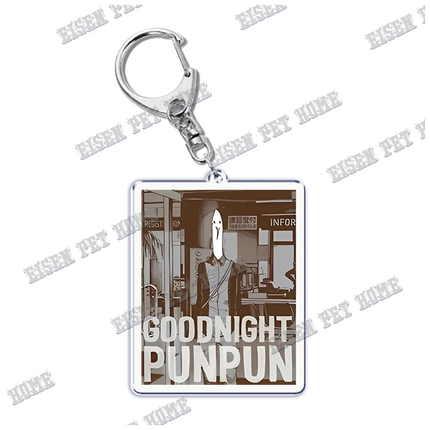 Goodnight Punpun Oyasumi Punpun Key Chain Keychains Ring for Accessories Bag Graffiti Pendant Keyring Jewelry Fans Gifts
