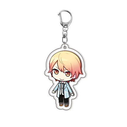 PJSK Kawaii Cute Anime Characters Acrylic Keychain Ornaments Girls Cartoon Backpack Charm Keyring Jewelry Accessories Gifts Toys