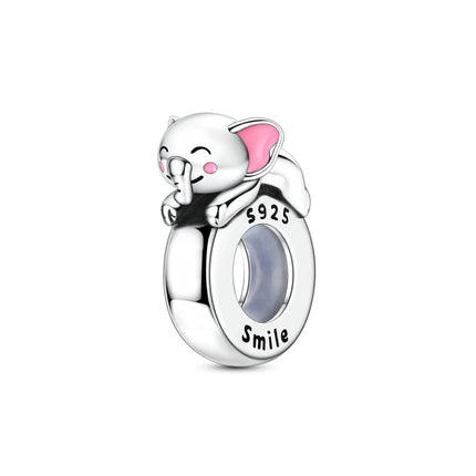 New Original 925 Silver Sterling Charms Beads Pendant Cat Dog Lion Tiger Girl Boy Charms Fit Bracelet Woman Fashion Jewelry Gift