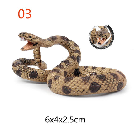 Halloween Scary Realistic Snakes Tricky Spoof Toys Simulation Python Rubber Snake Prank Horror Toy for Party Event Gag Gifts