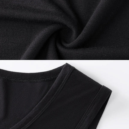 2Pcs/Pack Men's Tank Top Sleeveless Gym T-Shirt Man Vest Solid Color Compression Undershirts Men Tops High-Quality Bamboo Fiber