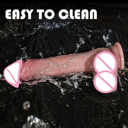 Super Realistic Long Dildo Anal Plug with Suction Cup Big Penis Butt Plug Long Dick Sex Toys for Women Men Phallus Anal Dilator
