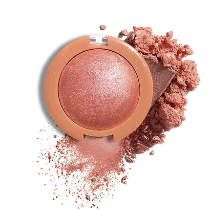 4 Color Highlighter Pearlescent Baked Brightening Blush Powder Cheek Tint Blusher Contour Highlighter Face Shadow Shimmer Rouge