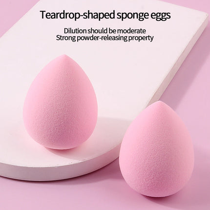 100/50/30/25/20/12 pieces super affordable large soft makeup sponge beauty egg set, no powder sticking portable makeup tool