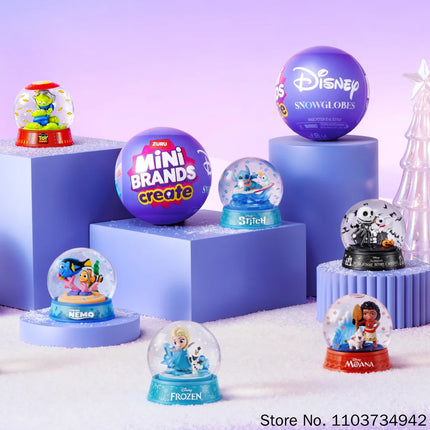 Zuru Mini Brands Disney Diy Crystal Ball Assorted Blind Surprise Box Capsule Toy Set Collectible Gift In Stock New 2026