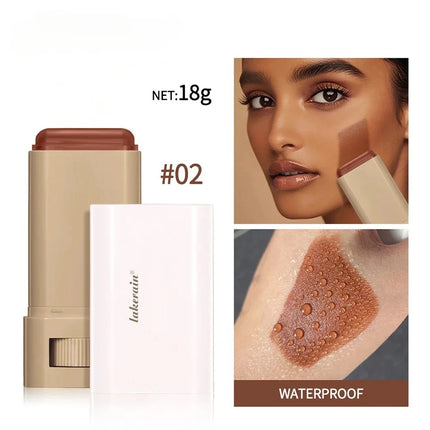 6Color Tinted Foundation Cream Stick Waterproof Lasting Oil-control Cover Acne Makeup Smooth Moisturize Concealer Serum Balm