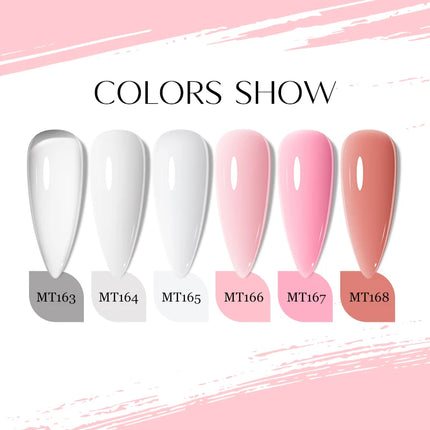 100ml Clear White Pink Extension Nail Gel UV LED Cured Builder Nail Gel Acrylic French Nail Art Semi Permanent UV Gel Varnish
